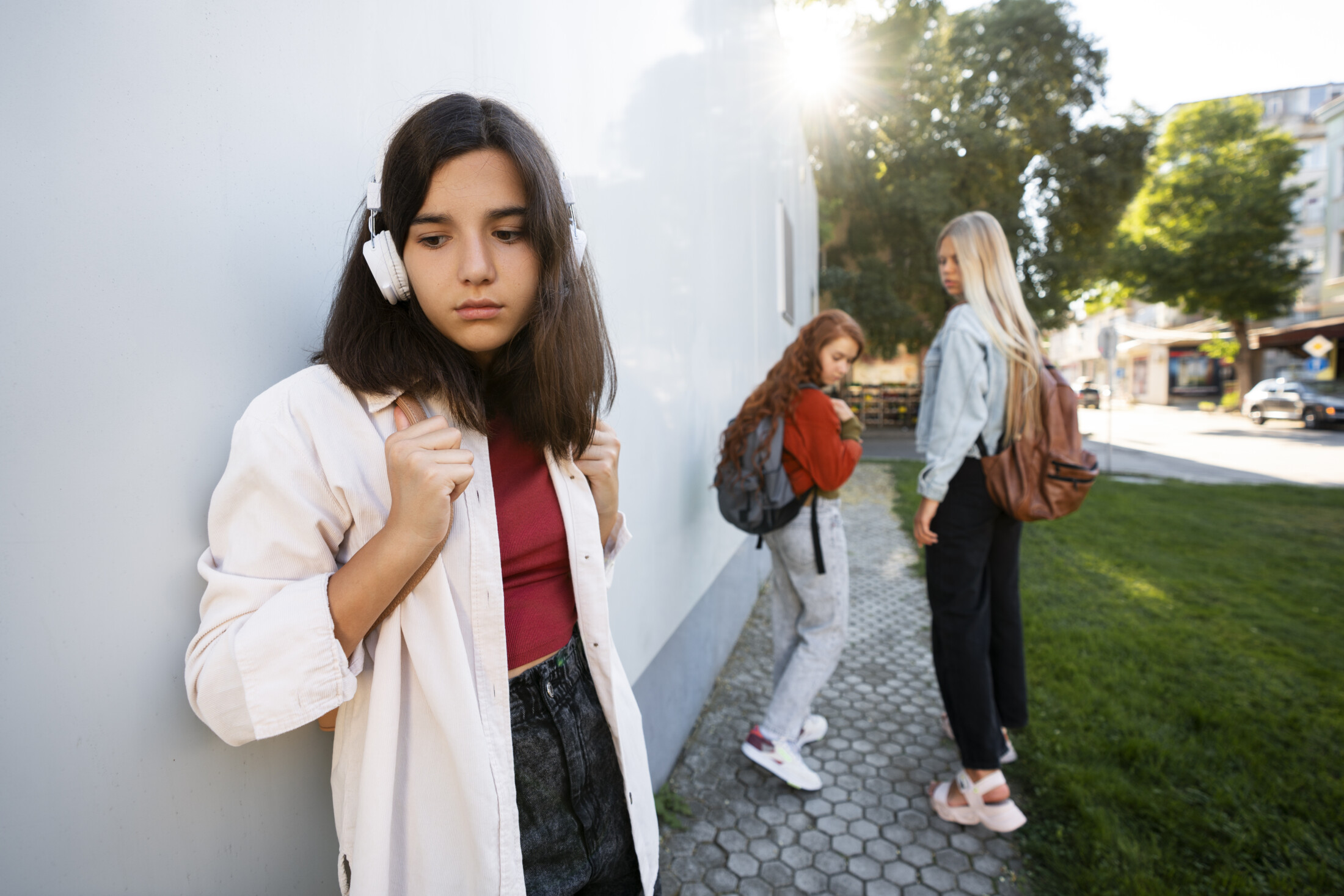 shame school anxiety girl anxious refusal